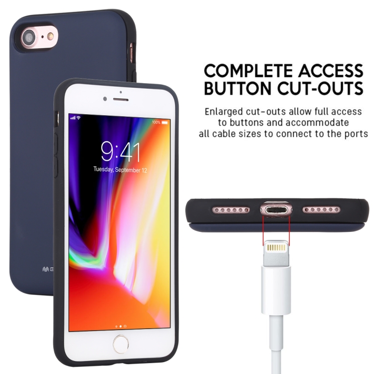 For iPhone SE 2022 / SE 2020 / 8 / 7 GOOSPERY MAGNETIC DOOR BUMPER Magnetic Catche Shockproof Soft TPU + PC Case With Card Slot(Black) For iPhone SE 2022 / SE 2020 / 8 / 7 GOOSPERY MAGNETIC DOOR BUMPER Magnetic Catche Shockproof Soft TPU + PC Case With Card Slot(Black)