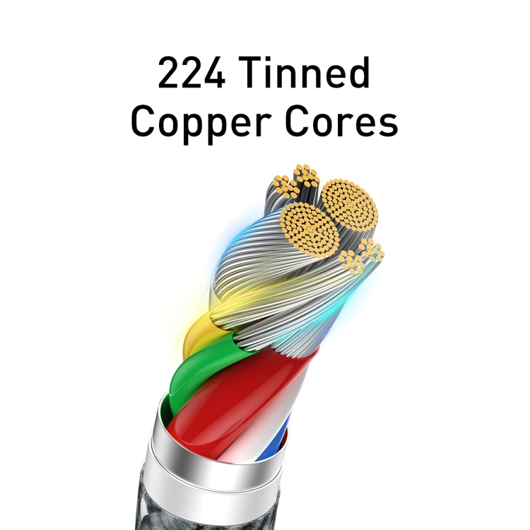 Baseus CALD000216 Dynamic Series 100W USB-C / Type-C to USB-C / Type-C Fast Charging Data Cable, Cable Length:1m(Dark Grey Blue) - 2