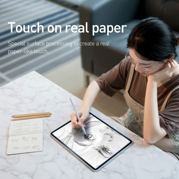 Baseus SGZM010002 0.15mm Full Coverage Paperfeel Screen Protector For iPad mini 2021(Transparent) Baseus SGZM010002 0.15mm Full Coverage Paperfeel Screen Protector For iPad mini 2021(Transparent)