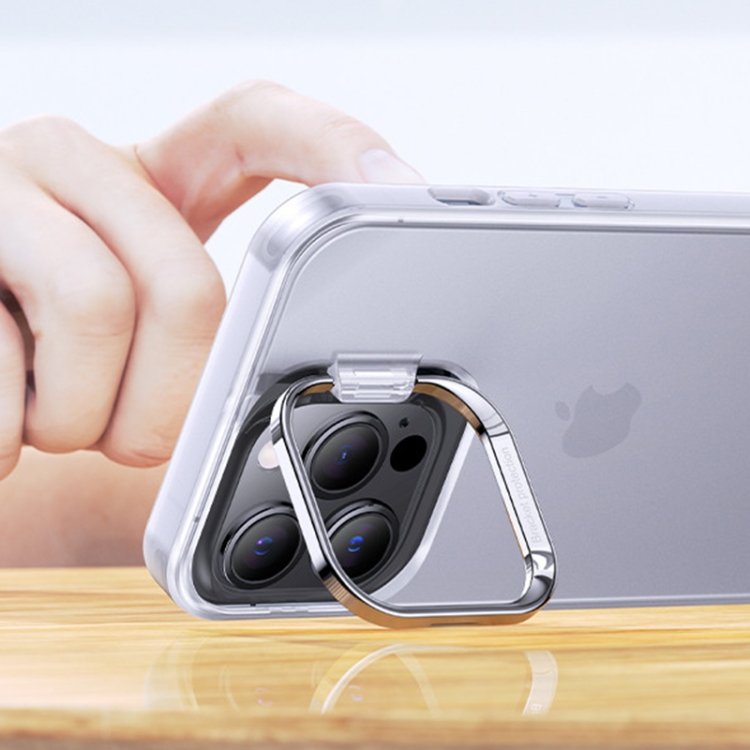 For iPhone 13 mini USAMS US-BH780 Eagle Eye Series Phone Protective Case with Invisible Stand (White) For iPhone 13 mini USAMS US-BH780 Eagle Eye Series Phone Protective Case with Invisible Stand (White)