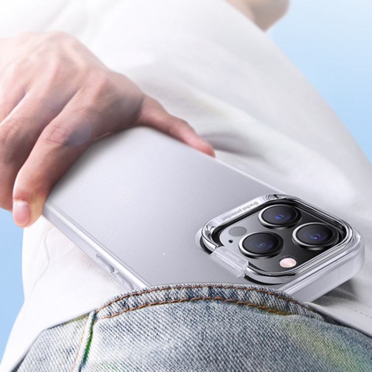 For iPhone 13 mini USAMS US-BH780 Eagle Eye Series Phone Protective Case with Invisible Stand (White) For iPhone 13 mini USAMS US-BH780 Eagle Eye Series Phone Protective Case with Invisible Stand (White)