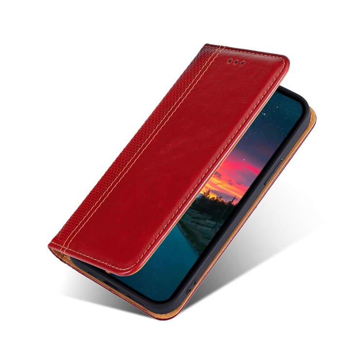 For Samsung Galaxy S22+ 5G Grid Texture Magnetic PU + TPU Horizontal Flip Leather Case with Holder & Card Slot(Red) For Samsung Galaxy S22+ 5G Grid Texture Magnetic PU + TPU Horizontal Flip Leather Case with Holder & Card Slot(Red)