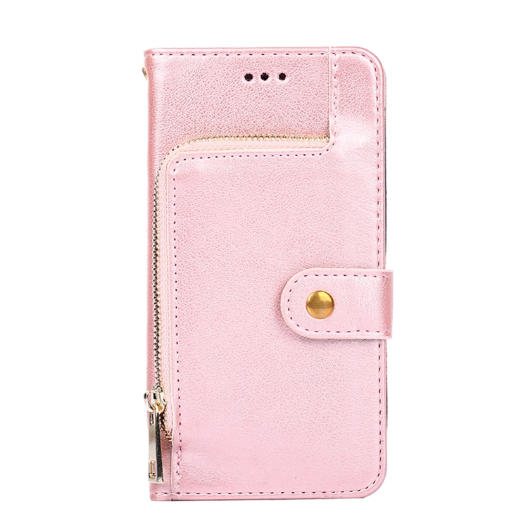 For Samsung Galaxy S22+ 5G Zipper Bag PU + TPU Horizontal Flip Leather Case with Holder & Card Slot & Wallet & Lanyard(Rose Gold) For Samsung Galaxy S22+ 5G Zipper Bag PU + TPU Horizontal Flip Leather Case with Holder & Card Slot & Wallet & Lanyard(Rose Gold)