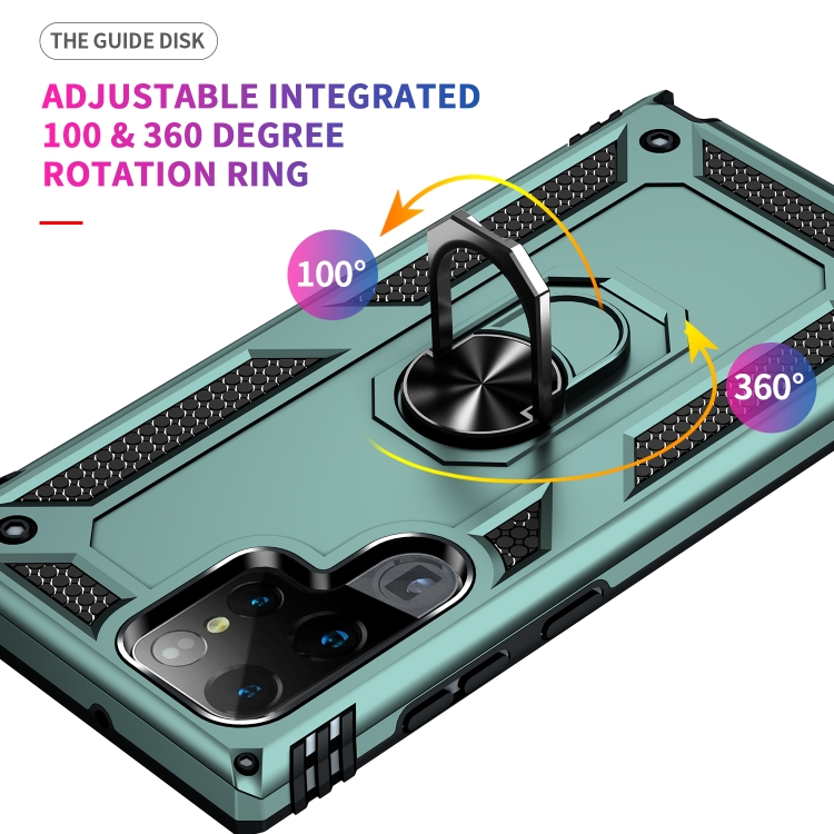 For Samaung Galaxy S22 Ultra 5G Shockproof TPU + PC Protective Case with 360 Degree Rotating Holder(Dark Green) For Samaung Galaxy S22 Ultra 5G Shockproof TPU + PC Protective Case with 360 Degree Rotating Holder(Dark Green)