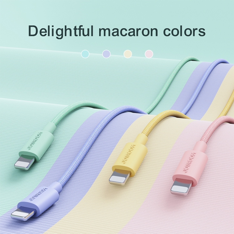 JOYROOM S-2030M13 USB to 8 Pin Colorful Fast Charging Data Cable, Cable Length:2m(Green) JOYROOM S-2030M13 USB to 8 Pin Colorful Fast Charging Data Cable, Cable Length:2m(Green)
