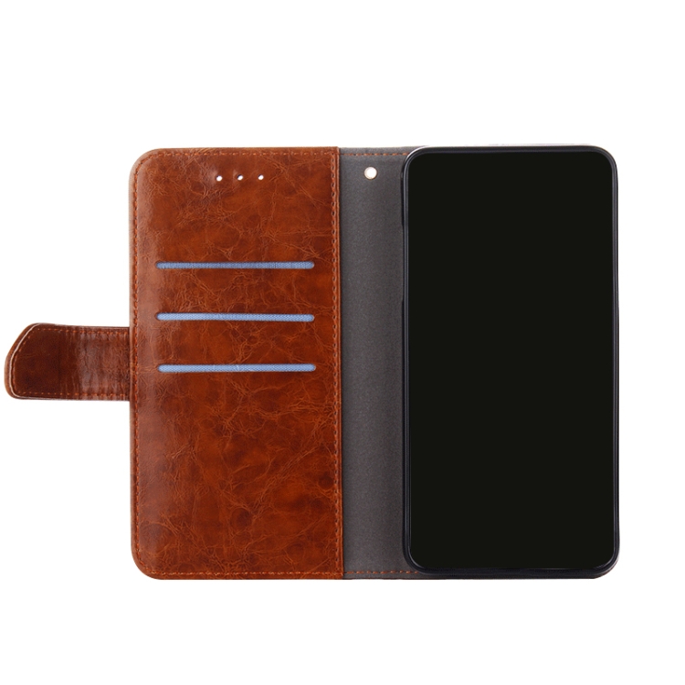 For Samsung Galaxy S22 5G Geometric Stitching Horizontal Flip Leather Case with Holder & Card Slots & Wallet(Dark Brown) For Samsung Galaxy S22 5G Geometric Stitching Horizontal Flip Leather Case with Holder & Card Slots & Wallet(Dark Brown)
