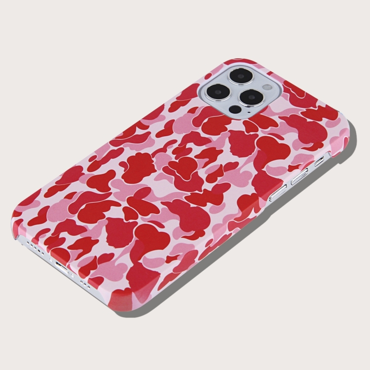 For iPhone 13 mini Camouflage TPU Protective Case (Pink) For iPhone 13 mini Camouflage TPU Protective Case (Pink)