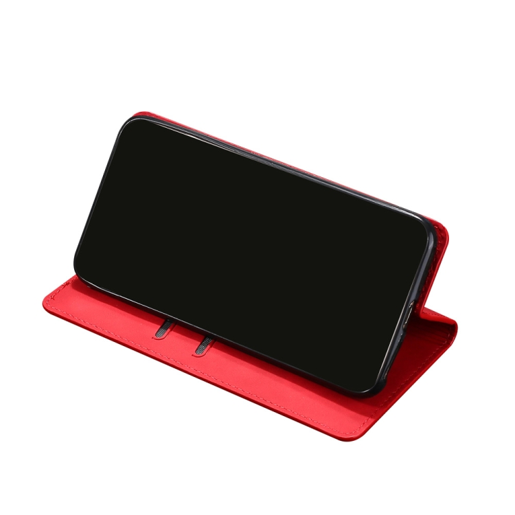 For Samaung Galaxy S22 5G Skin Feel Magnetic Horizontal Flip Leather Case with Holder & Card Slots(Red) For Samaung Galaxy S22 5G Skin Feel Magnetic Horizontal Flip Leather Case with Holder & Card Slots(Red)