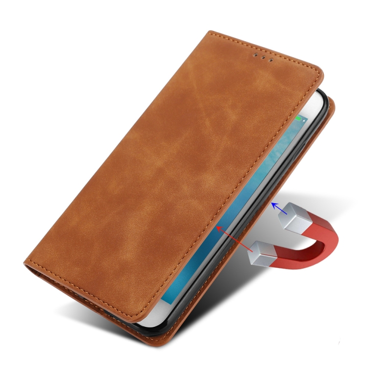 For Samaung Galaxy S22 Ultra 5G Skin Feel Magnetic Horizontal Flip Leather Case with Holder & Card Slots(Red) For Samaung Galaxy S22 Ultra 5G Skin Feel Magnetic Horizontal Flip Leather Case with Holder & Card Slots(Red)