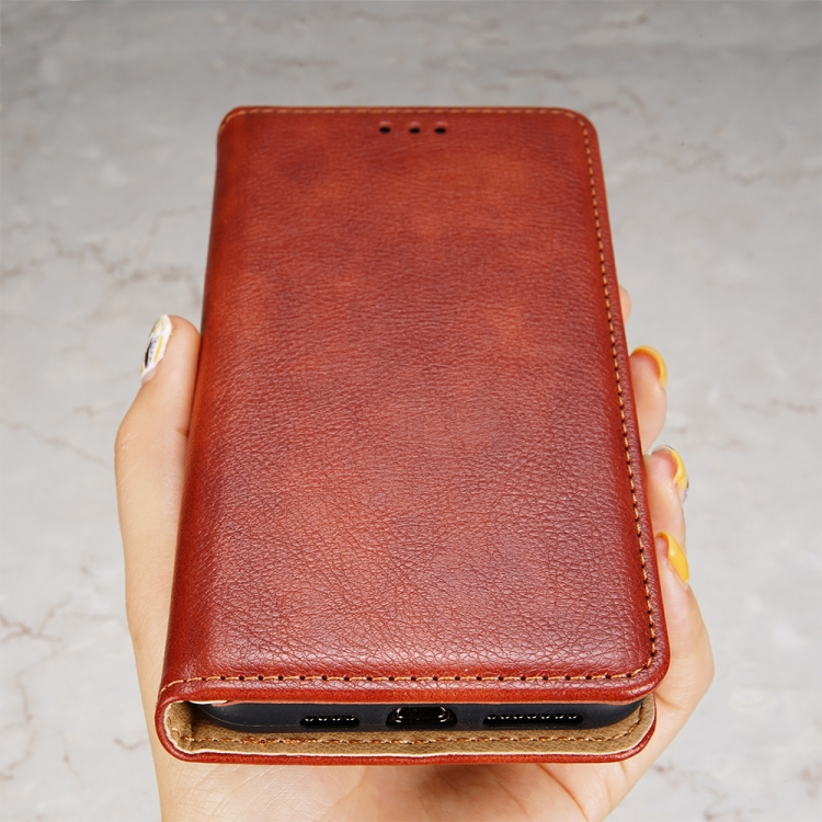 For Samaung Galaxy S22 5G Pure Color Magnetic Horizontal Flip Leather Case with Holder & Card Slot & Wallet(Brown) For Samaung Galaxy S22 5G Pure Color Magnetic Horizontal Flip Leather Case with Holder & Card Slot & Wallet(Brown)