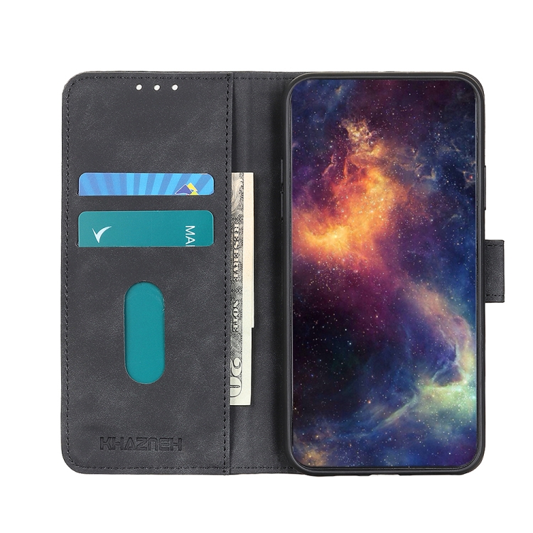 For Samsung Galaxy S22 5G KHAZNEH Retro Texture PU + TPU Horizontal Flip Leather Case with Holder & Card Slots & Wallet(Black) For Samsung Galaxy S22 5G KHAZNEH Retro Texture PU + TPU Horizontal Flip Leather Case with Holder & Card Slots & Wallet(Black)