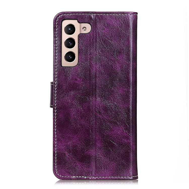 For Samsung Galaxy S22 5G Retro Crazy Horse Texture Horizontal Flip Leather Case with Holder & Card Slots & Photo Frame & Wallet(Purple) For Samsung Galaxy S22 5G Retro Crazy Horse Texture Horizontal Flip Leather Case with Holder & Card Slots & Photo Frame & Wallet(Purple)