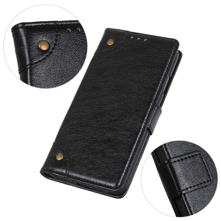 For Samsung Galaxy S22 5G Copper Buckle Nappa Texture Horizontal Flip Leather Case with Holder & Card Slots & Wallet(Black) For Samsung Galaxy S22 5G Copper Buckle Nappa Texture Horizontal Flip Leather Case with Holder & Card Slots & Wallet(Black)