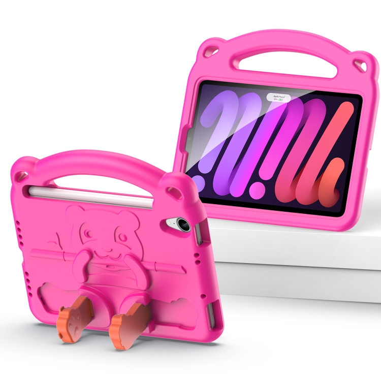 For iPad mini 6 DUX DUCIS PANDA Series Shockproof EVA Tablet Case with Handle & Holder & Pen Slot(Pink) For iPad mini 6 DUX DUCIS PANDA Series Shockproof EVA Tablet Case with Handle & Holder & Pen Slot(Pink)