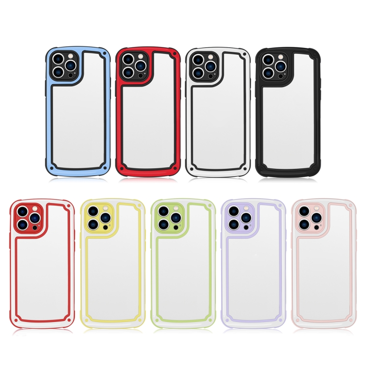 For iPhone 13 mini Candy Color Airbag Shockproof Hybrid Phone Case (Black) For iPhone 13 mini Candy Color Airbag Shockproof Hybrid Phone Case (Black)