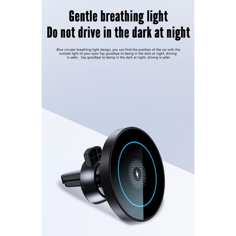 R-JUST CZ04 15W Rotatable Magnetic Car Wireless Charger Phone Holder for iPhone 12 / 13 Series(Black) R-JUST CZ04 15W Rotatable Magnetic Car Wireless Charger Phone Holder for iPhone 12 / 13 Series(Black)