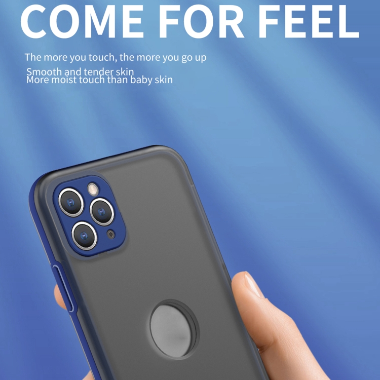 Skin Feel 360 Degrees Full Package PC + TPU Combination Phone Case For iPhone 11 Pro Max(Grey)