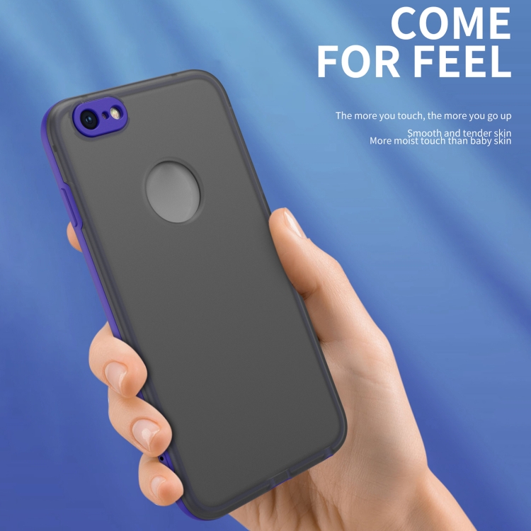For iPhone SE 2022 / SE 2020 / 8 / 7 Skin Feel 360 Degrees Full Package PC + TPU Combination Phone Case(Grey)