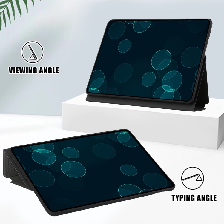 For iPad Pro 11 2020 & 2018 Dual-Folding Horizontal Flip Tablet Leather Tablet Case with Holder & Sleep / Wake-up Function(Black) For iPad Pro 11 2020 & 2018 Dual-Folding Horizontal Flip Tablet Leather Tablet Case with Holder & Sleep / Wake-up Function(Black)