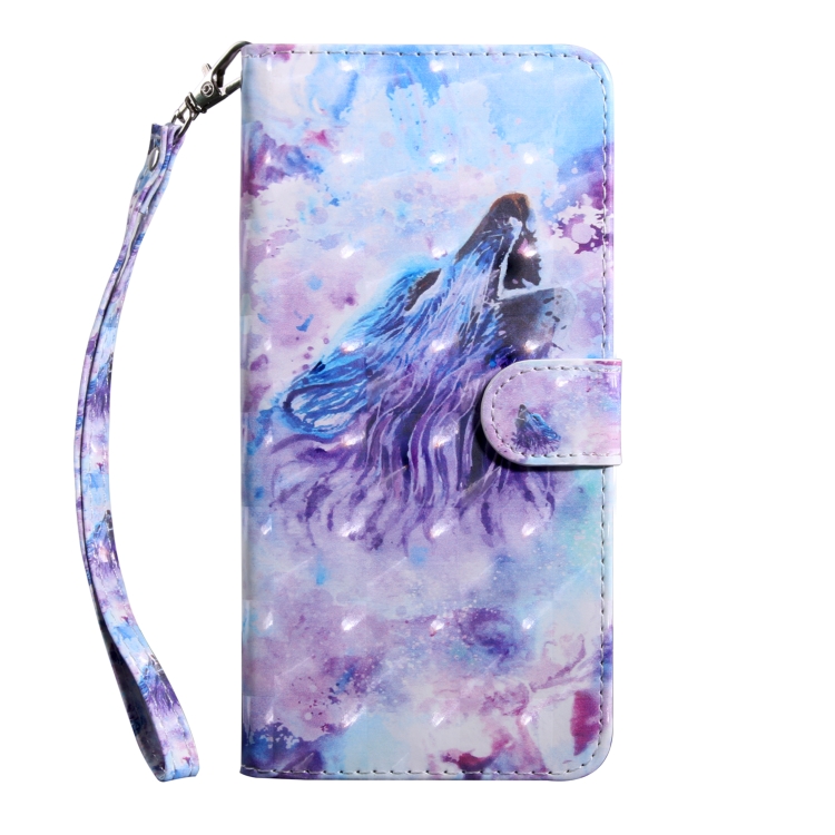 For Samaung Galaxy S22 5G 3D Painted Pattern Horizontal Flip Leather Phone Case with Holder & Lanyard(Roaring Wolf) For Samaung Galaxy S22 5G 3D Painted Pattern Horizontal Flip Leather Phone Case with Holder & Lanyard(Roaring Wolf)