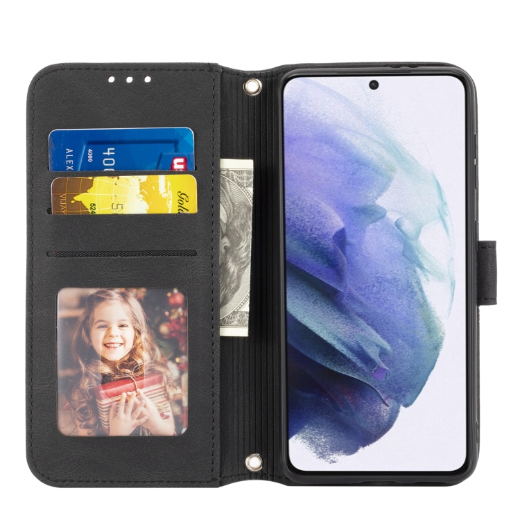 For Samaung Galaxy S22 5G Embossed Striped Magnetic Buckle PU + TPU Horizontal Flip Phone Leather Case(Black) For Samaung Galaxy S22 5G Embossed Striped Magnetic Buckle PU + TPU Horizontal Flip Phone Leather Case(Black)