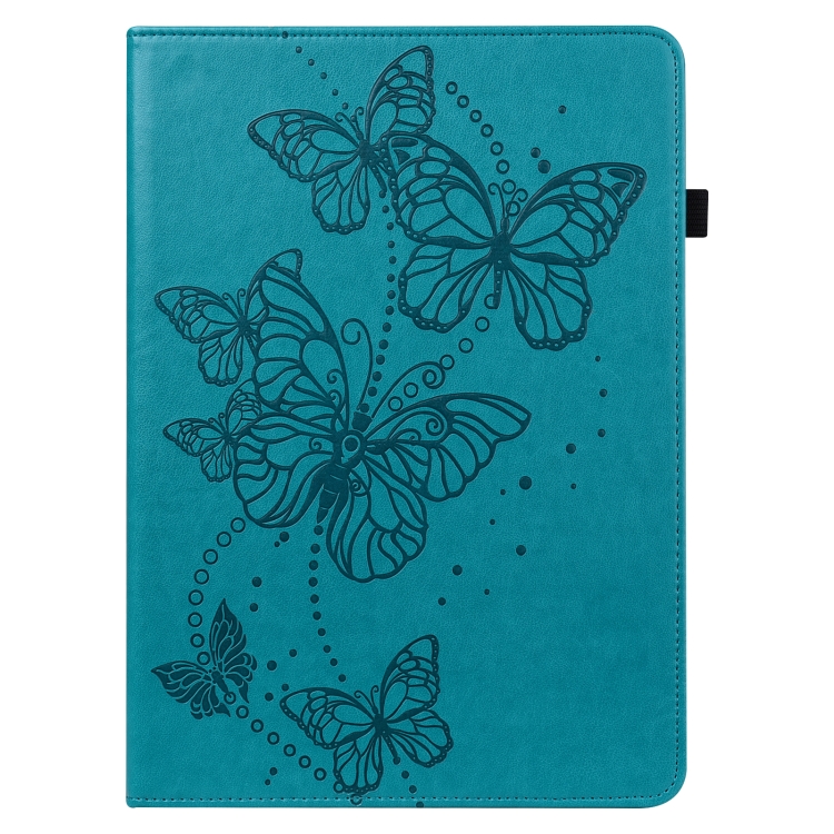 Embossed Butterfly Pattern Horizontal Flip Leather Tablet Case For iPad 9.7 (2018/2017) / Air 2 / Air(Blue) Embossed Butterfly Pattern Horizontal Flip Leather Tablet Case For iPad 9.7 (2018/2017) / Air 2 / Air(Blue)