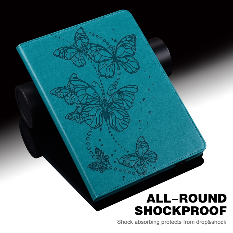 Embossed Butterfly Pattern Horizontal Flip Leather Tablet Case For iPad 9.7 (2018/2017) / Air 2 / Air(Blue) Embossed Butterfly Pattern Horizontal Flip Leather Tablet Case For iPad 9.7 (2018/2017) / Air 2 / Air(Blue)