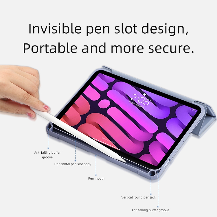 For iPad mini 6 / mini 2024 Mutural Pinyue Series Horizontal Flip Tablet Case with Holder & Pen Slot & Sleep / Wake-up Function(Purple) For iPad mini 6 / mini 2024 Mutural Pinyue Series Horizontal Flip Tablet Case with Holder & Pen Slot & Sleep / Wake-up Function(Purple)
