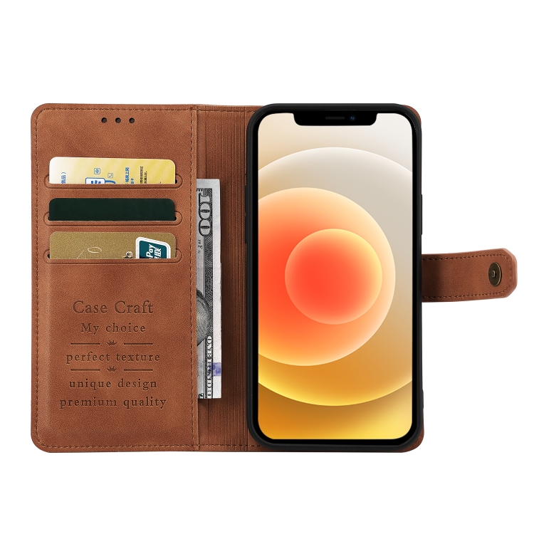 For iPhone SE 2022 / SE 2020 / 8 / 7 Copper Buckle Horizontal Flip Leather Phone Case with Holder & Card Slots & Wallet(Brown) For iPhone SE 2022 / SE 2020 / 8 / 7 Copper Buckle Horizontal Flip Leather Phone Case with Holder & Card Slots & Wallet(Brown)