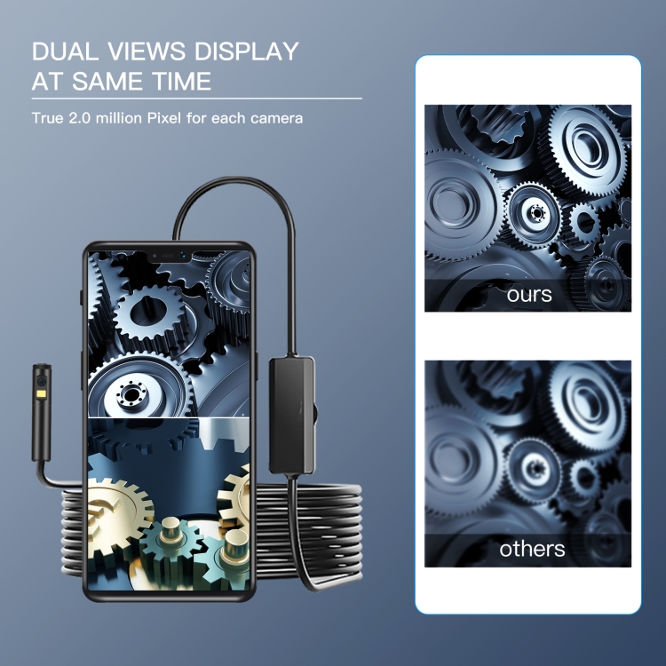 Caméra endoscope avec lumière pour iPhone USB-C Caméra d