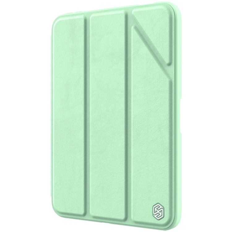 For iPad mini 6 NILLKIN Horizontal Flip Tablet Case with Holder & Pen Slot & Sleep / Wake-up Function(Green) For iPad mini 6 NILLKIN Horizontal Flip Tablet Case with Holder & Pen Slot & Sleep / Wake-up Function(Green)