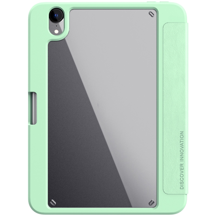 For iPad mini 6 NILLKIN Horizontal Flip Tablet Case with Holder & Pen Slot & Sleep / Wake-up Function(Green) For iPad mini 6 NILLKIN Horizontal Flip Tablet Case with Holder & Pen Slot & Sleep / Wake-up Function(Green)