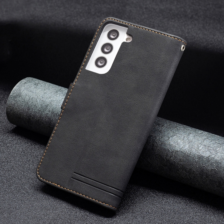 For Samsung Galaxy S21 5G Magnetic Clasp RFID Blocking Anti-Theft Leather Case with Holder & Card Slots & Wallet(Black) For Samsung Galaxy S21 5G Magnetic Clasp RFID Blocking Anti-Theft Leather Case with Holder & Card Slots & Wallet(Black)