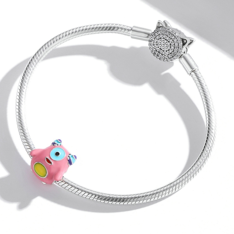 S925 Sterling argent rétro violon perles de bracelet bracelet collier  accessoires