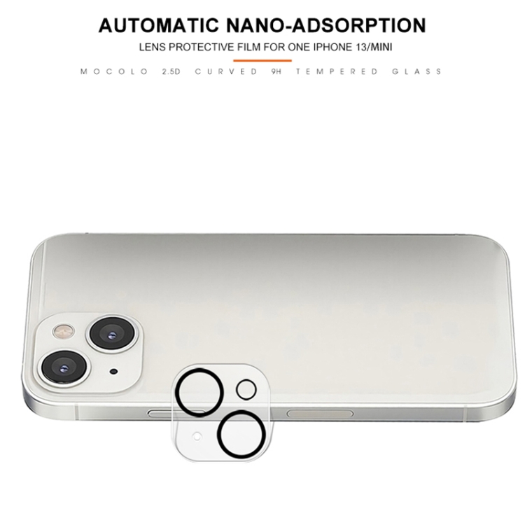 For iPhone 13 mini mocolo 2.5D 9H Rear Camera Lens Tempered Glass Film