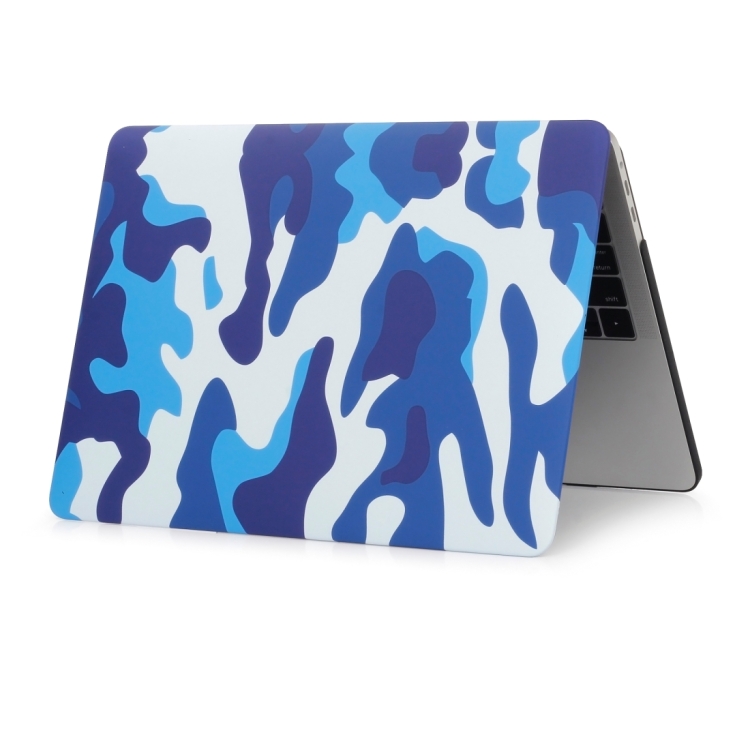 For MacBook Air 13.3 inch A1932 / A2179 / A2337 Camouflage Pattern Laptop Water Decals PC Protective Case(Blue Camouflage) For MacBook Air 13.3 inch A1932 / A2179 / A2337 Camouflage Pattern Laptop Water Decals PC Protective Case(Blue Camouflage)