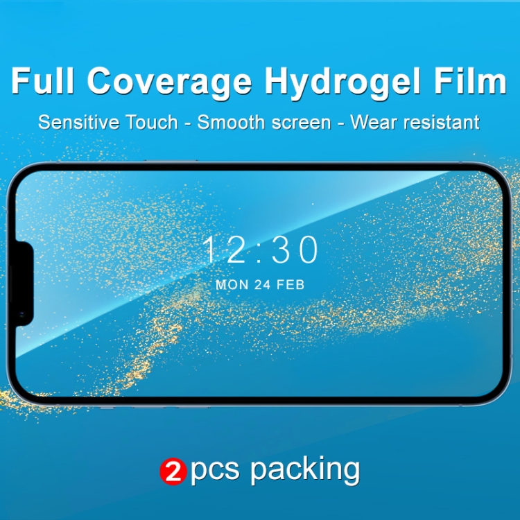 For iPhone 13 Pro Max 2pcs IMAK Curved Full Screen Hydrogel Film Front Protector For iPhone 13 Pro Max 2pcs IMAK Curved Full Screen Hydrogel Film Front Protector