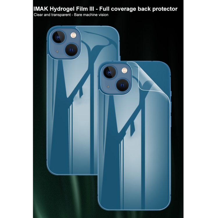 For iPhone 13 mini 2pcs IMAK Curved Full Screen Hydrogel Film Back Protector For iPhone 13 mini 2pcs IMAK Curved Full Screen Hydrogel Film Back Protector