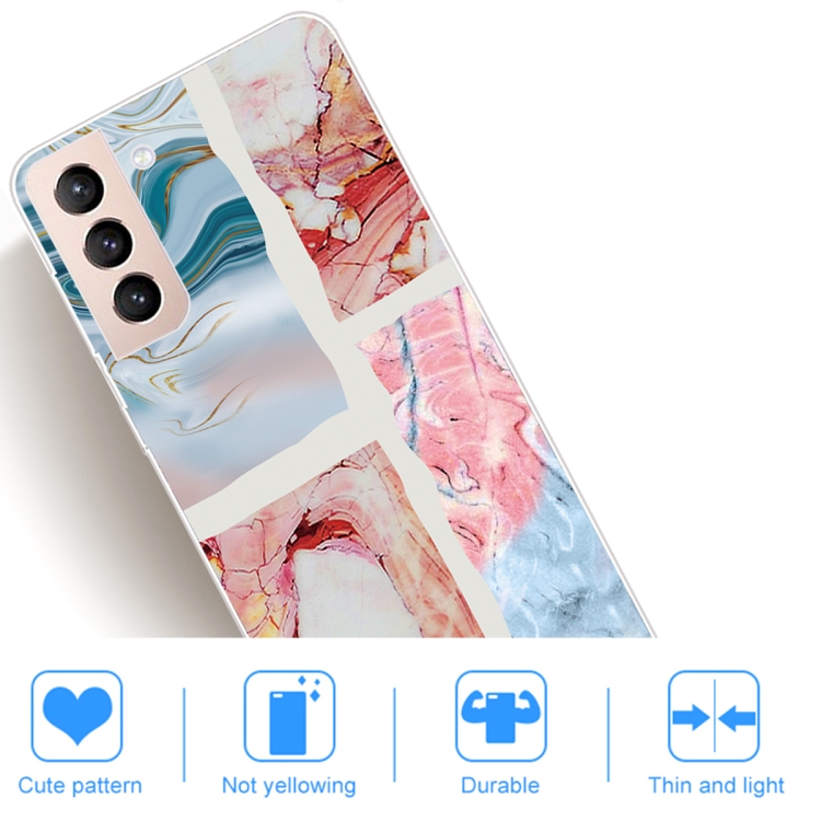 For Samsung Galaxy S22 5G Abstract Marble Pattern TPU Phone Protective Case(Graffiti Color) For Samsung Galaxy S22 5G Abstract Marble Pattern TPU Phone Protective Case(Graffiti Color)