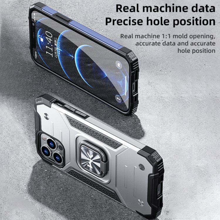 For iPhone 13 Pro Max WK WTP-012 Shockproof PC + TPU + Metal Phone Case with Ring Holder (Blue) For iPhone 13 Pro Max WK WTP-012 Shockproof PC + TPU + Metal Phone Case with Ring Holder (Blue)