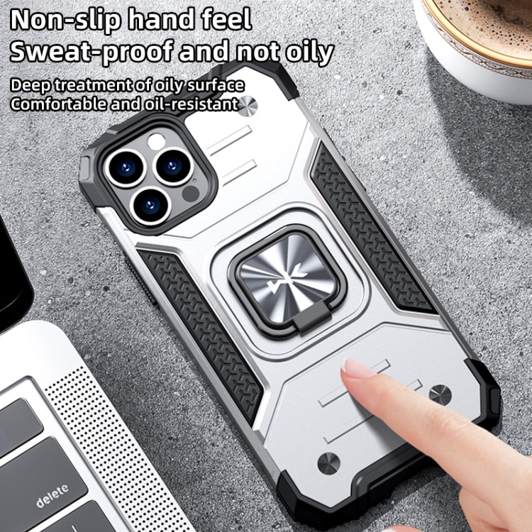 For iPhone 13 Pro Max WK WTP-012 Shockproof PC + TPU + Metal Phone Case with Ring Holder (Blue) For iPhone 13 Pro Max WK WTP-012 Shockproof PC + TPU + Metal Phone Case with Ring Holder (Blue)