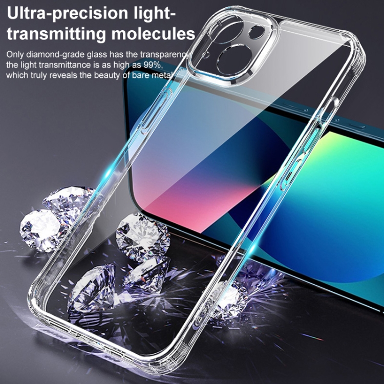 For iPhone 13 Pro Max 0.4mm Ultra-thin Transparent Crystal Diamond Tempered Glass Phone Case For iPhone 13 Pro Max 0.4mm Ultra-thin Transparent Crystal Diamond Tempered Glass Phone Case