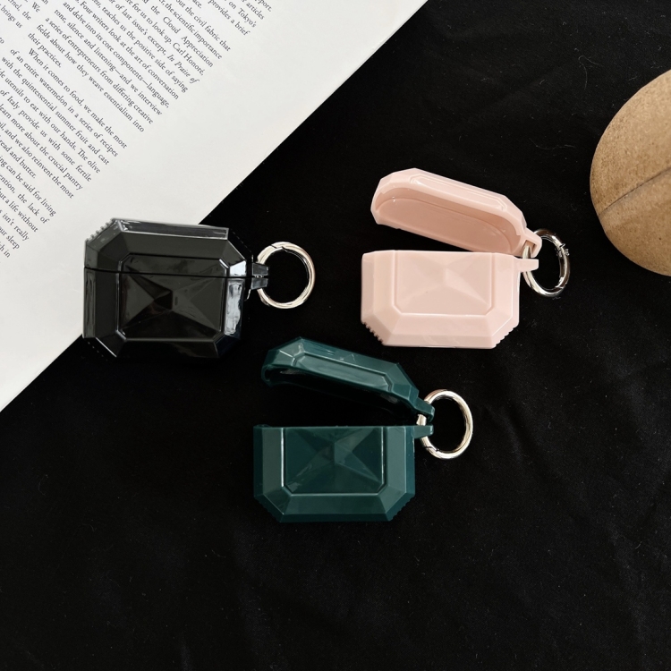 Magic Cube TPU Anti-fall Earphones Protective Case with Hook For AirPods 3(Black) Magic Cube TPU Anti-fall Earphones Protective Case with Hook For AirPods 3(Black)