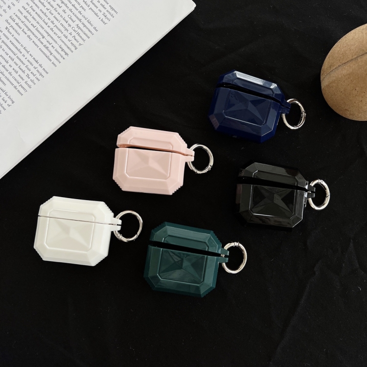 Magic Cube TPU Anti-fall Earphones Protective Case with Hook For AirPods 3(Black) Magic Cube TPU Anti-fall Earphones Protective Case with Hook For AirPods 3(Black)