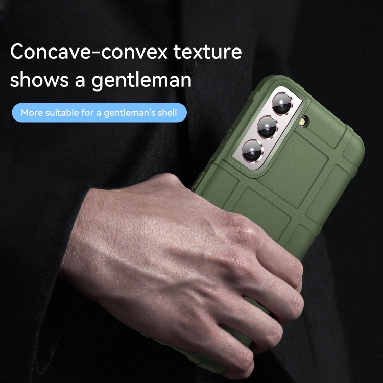 For Samsung Galaxy S22 5G Full Coverage Shockproof TPU Phone Case(Green)