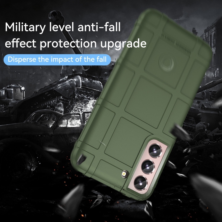 For Samsung Galaxy S22 5G Full Coverage Shockproof TPU Phone Case(Green)