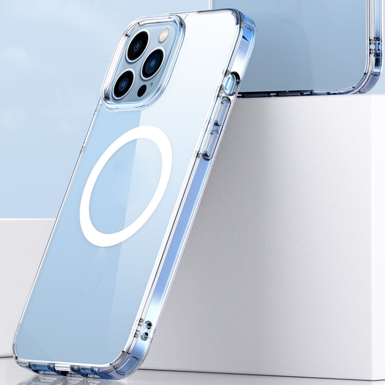 For iPhone 13 mini Crystal Clear Series MagSafe TPU Magnetic Phone Case (Transparent) For iPhone 13 mini Crystal Clear Series MagSafe TPU Magnetic Phone Case (Transparent)
