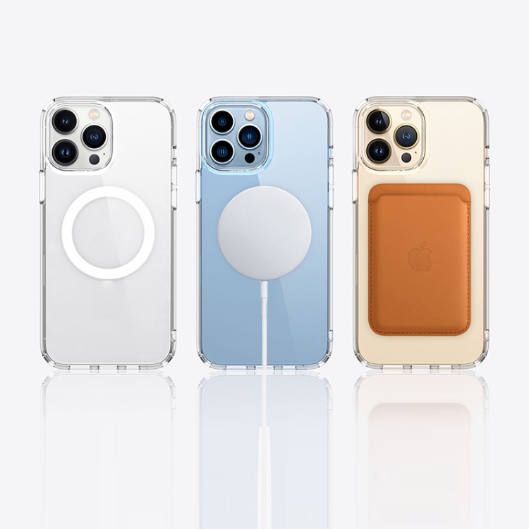 For iPhone 13 mini Crystal Clear Series MagSafe TPU Magnetic Phone Case (Transparent) For iPhone 13 mini Crystal Clear Series MagSafe TPU Magnetic Phone Case (Transparent)