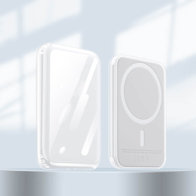 Ultra-Thin TPU+PC Shockproof Case for Magsafe Battery Pack(Transparent)