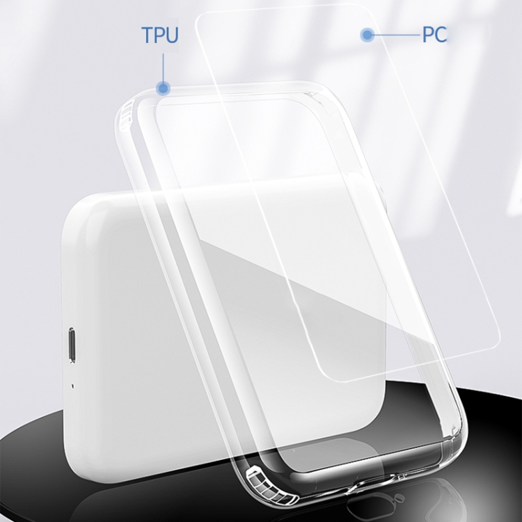 Ultra-Thin TPU+PC Shockproof Case for Magsafe Battery Pack(Transparent)